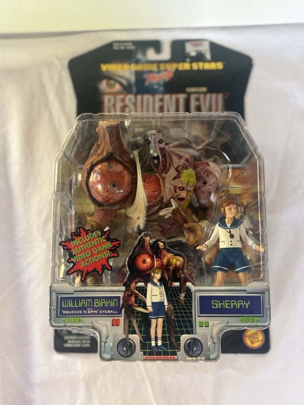Toy Biz Resident Evil William Birkin Sherry Action Figure 1998